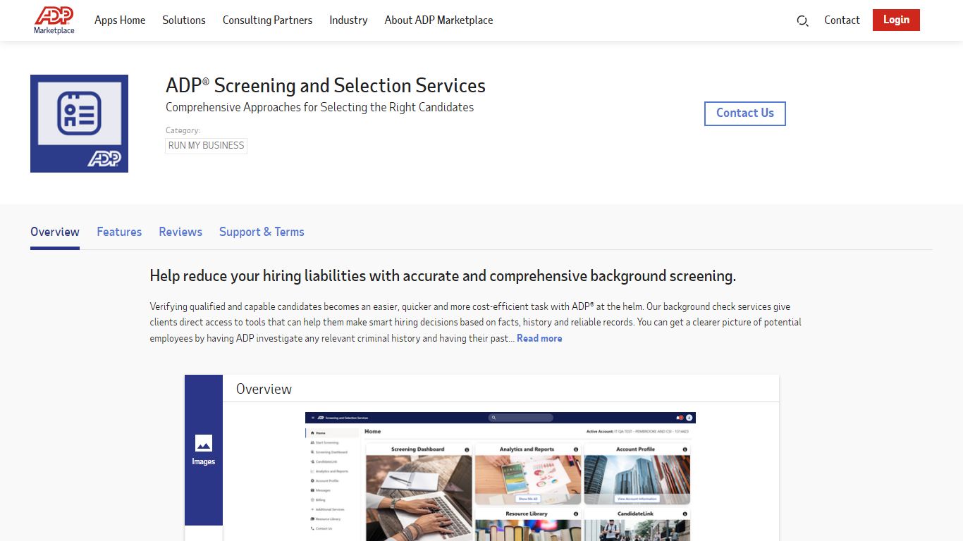 ADP® Screening and Selection Services | ADP Marketplace